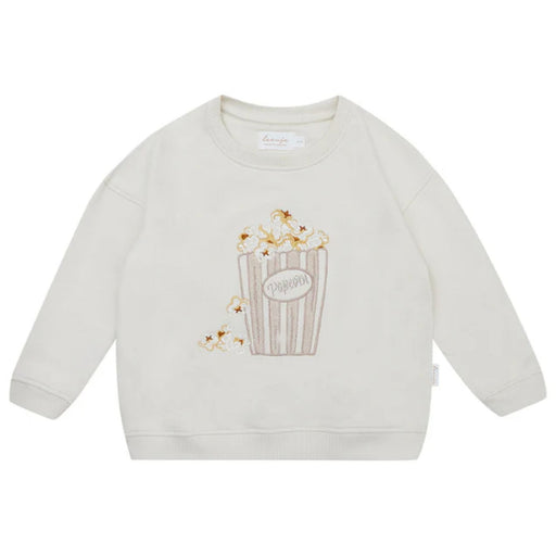 Oversized Sweatshirt Popcorn Rose aus 100% Bio - Baumwolle von leevje kaufen - Kleidung, Babykleidung & mehr