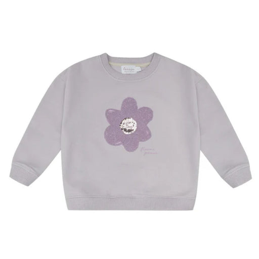 Oversized Sweatshirt Sparkling Flower aus Bio - Baumwolle von leevje kaufen - Kleidung, Babykleidung & mehr