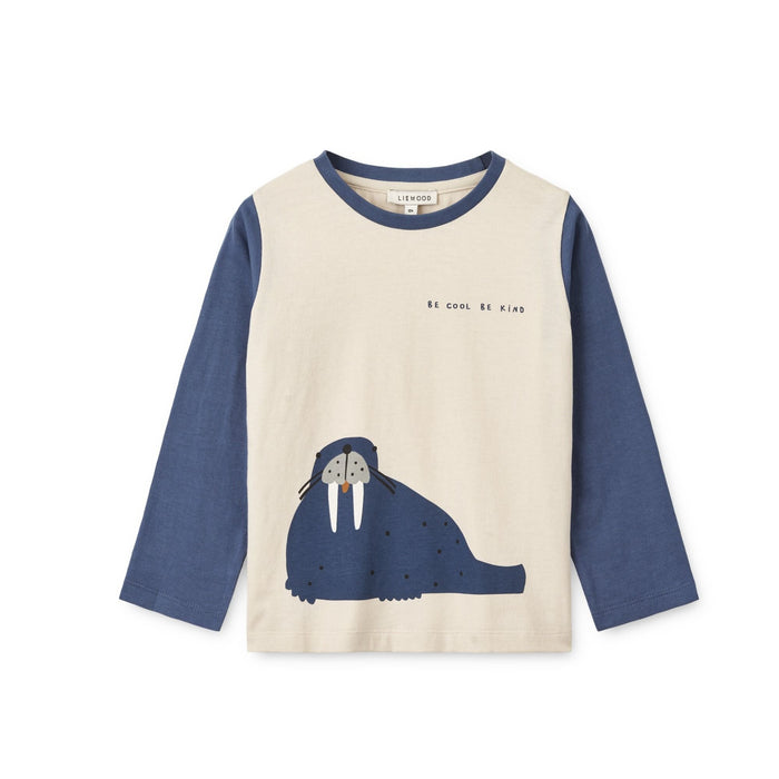 Placement Longsleeve T-shirt aus 100% Bio - Baumwolle GOTS Modell: Apia von Liewood kaufen - Kleidung, Babykleidung & mehr