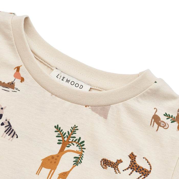 Printed Shortsleeve T-shirt aus 100% Bio - Baumwolle GOTS Modell: Apia von Liewood kaufen - Kleidung, Babykleidung & mehr