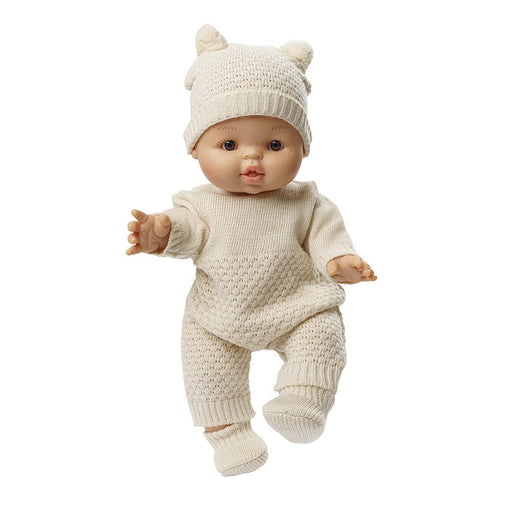 Puppen - Strickset mit Bommelmütze und Strickschuhen Gr. 35 - 45 cm aus 100 % Bio - Baumwolle von Heless kaufen - Spielzeug, Geschenke, Babykleidung & mehr