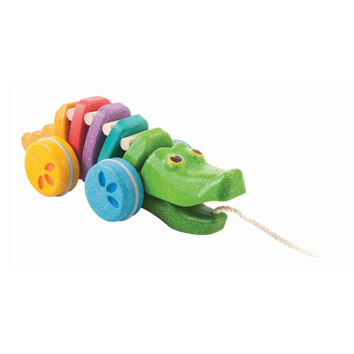 Regenbogen Krokodil - Nachziehspielzeug aus PlanWood von PlanToys kaufen - Spielzeug, Geschenke, Babykleidung & mehr