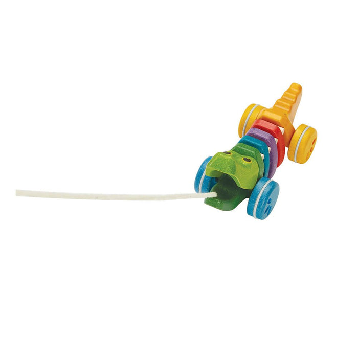 Regenbogen Krokodil - Nachziehspielzeug aus PlanWood von PlanToys kaufen - Spielzeug, Geschenke, Babykleidung & mehr