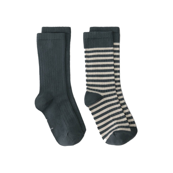 Ribbed Socks 2er Pack - Socken aus Bio - Baumwolle GOTS von Gray Label kaufen - Kleidung, Babykleidung & mehr