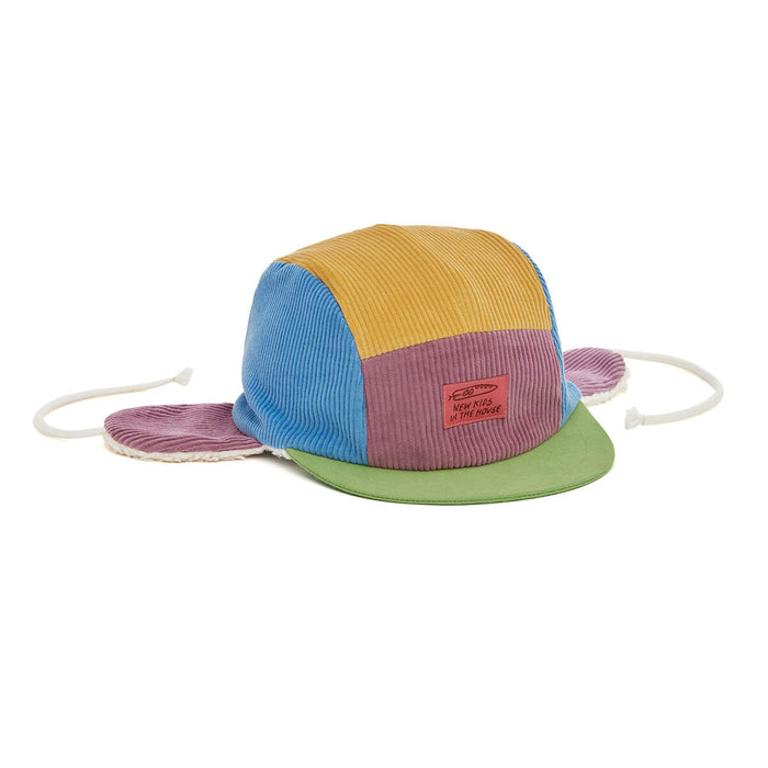 Robin Colour Cap aus Kord und Bio - Baumwollplüsch Upcyceled von New Kids in the House kaufen - Kleidung, Geschenke, Babykleidung & mehr