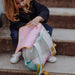 Rucksack Eckig mit Klappe - Colorblock aus 100% recyceltem Polyester von Hello Hossy kaufen - Kleidung, Alltagshelfer, Babykleidung & mehr