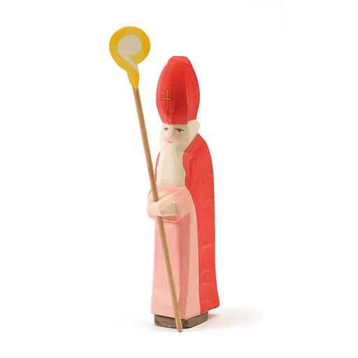 Sankt Nikolaus mit Stab aus Holz von Ostheimer kaufen - Spielfigur, Babykleidung & mehr