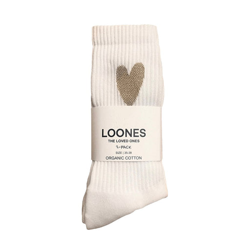 Socken 2er Set THE BIG HEART aus Bio - Baumwolle von Loones kaufen - Mama, Kleidung, Geschenke, Babykleidung & mehr