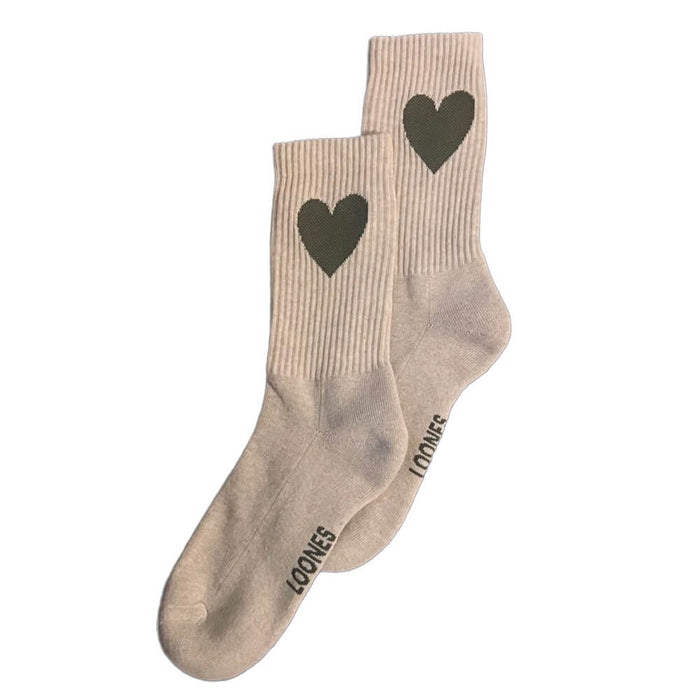 Socken 2er Set THE BIG HEART aus Bio - Baumwolle von Loones kaufen - Mama, Kleidung, Geschenke, Babykleidung & mehr