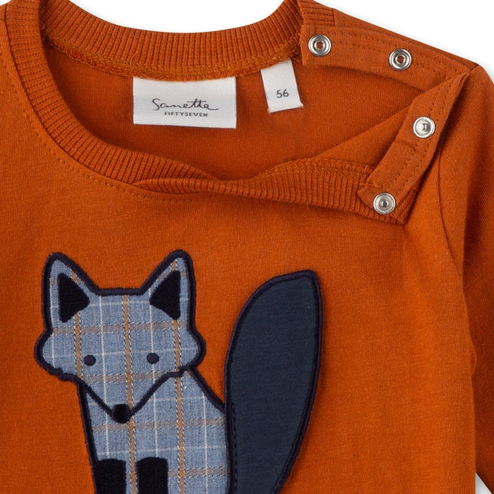 Sweatshirt Fuchs 100% GOTS Baumwolle von Sanetta kaufen - Kleidung, Babykleidung & mehr