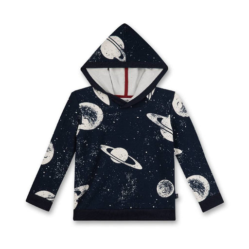 Sweatshirt mit Weltraum All - Over - Print aus GOTS Bio - Baumwolle von Sanetta kaufen - Kleidung, Babykleidung & mehr