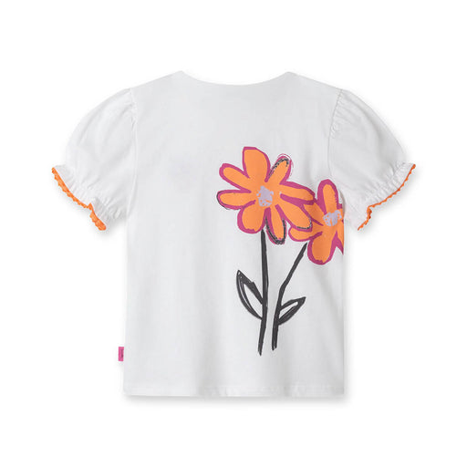 T - Shirt mit Blumen - Print aus 100% GOTS Bio - Baumwolle von Sanetta kaufen - Kleidung, Babykleidung & mehr