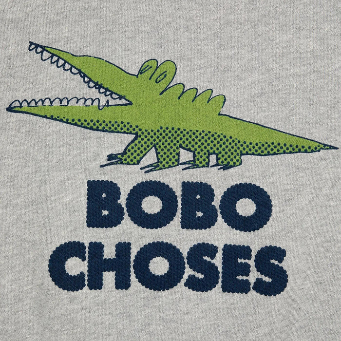 Talking Crocodile Sweatshirt aus Bio - Baumwolle GOTS von Bobo Choses kaufen - Kleidung, Babykleidung & mehr