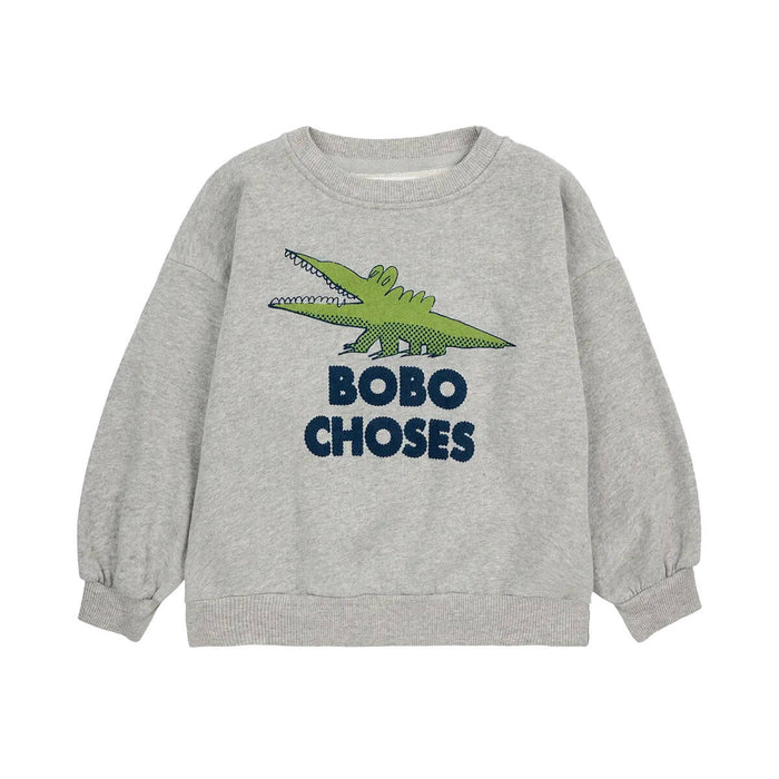 Talking Crocodile Sweatshirt aus Bio - Baumwolle GOTS von Bobo Choses kaufen - Kleidung, Babykleidung & mehr