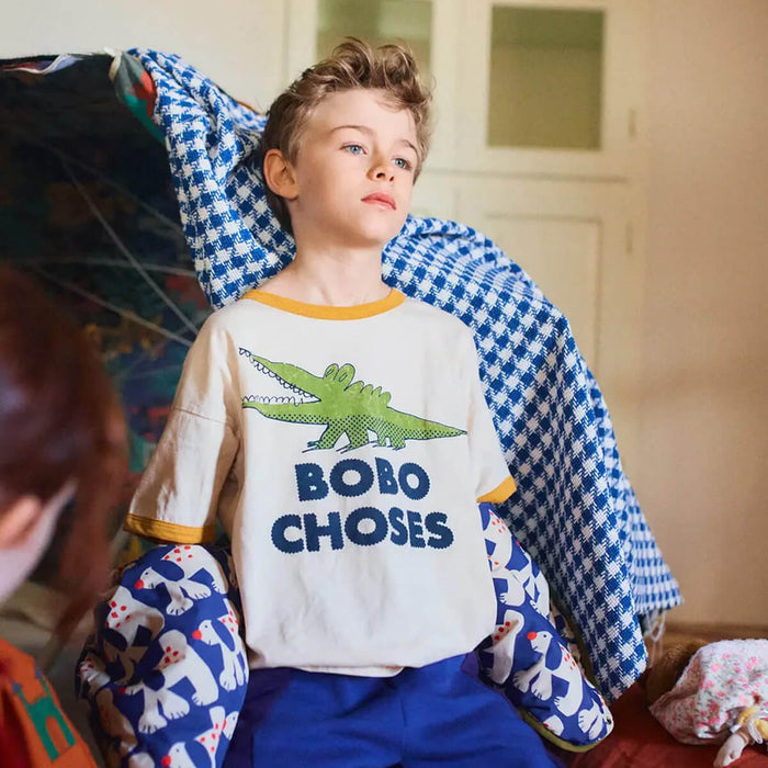 Talking Crocodile T - shirt aus 100% Bio - Baumwolle GOTS von Bobo Choses kaufen - Kleidung, Babykleidung & mehr