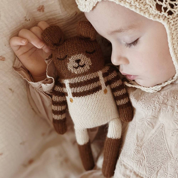 Teddy Kuscheltier für Babys Getrickt aus Alpaka Wolle von Main Sauvage kaufen - Baby, Spielzeug, Geschenke, Babykleidung & mehr