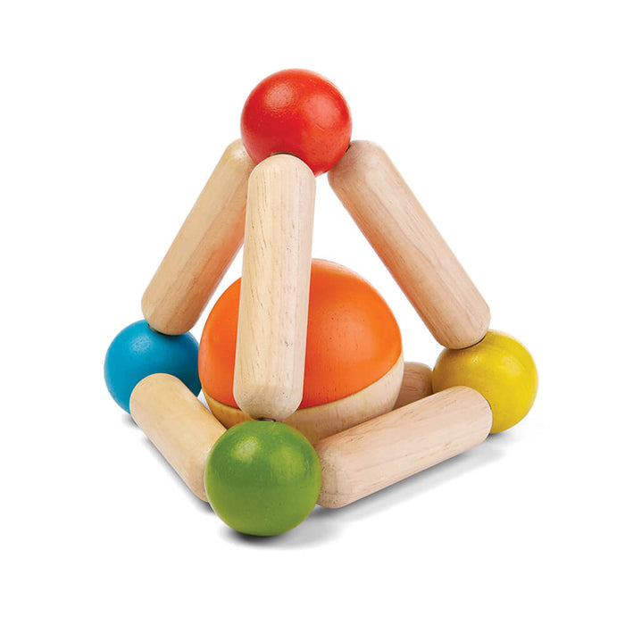 Triangle Clutching Toy - Pyramiden Greifling aus Holz von PlanToys kaufen - Spielzeug, Geschenke, Baby,, Babykleidung & mehr