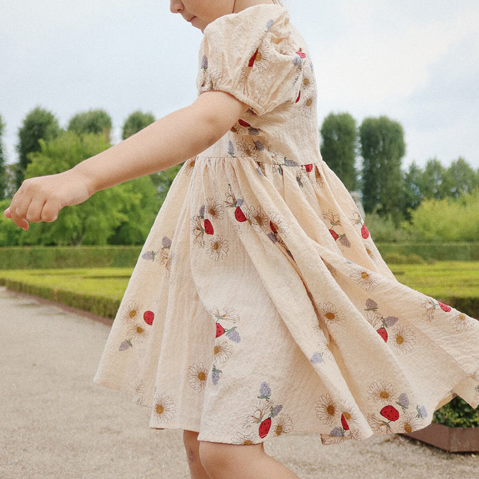 Vida Puff Sleeve Dress - Kleid aus Bio-Baumwolle GOTS von Konges Slojd kaufen - Kleidung, Babykleidung & mehr