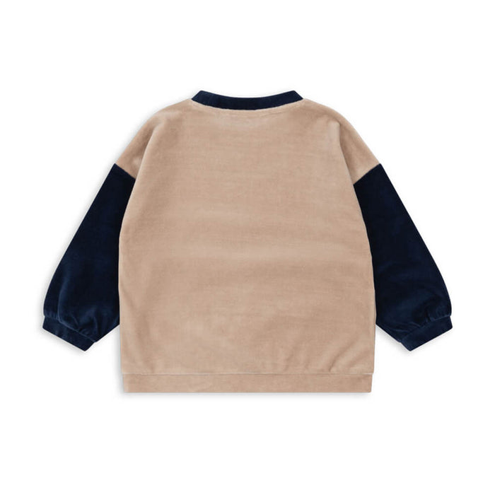 Wally Sweatshirt - Samtsweatshirt aus Bio - Baumwolle GOTS von Konges Slojd kaufen - Kleidung, Babykleidung & mehr