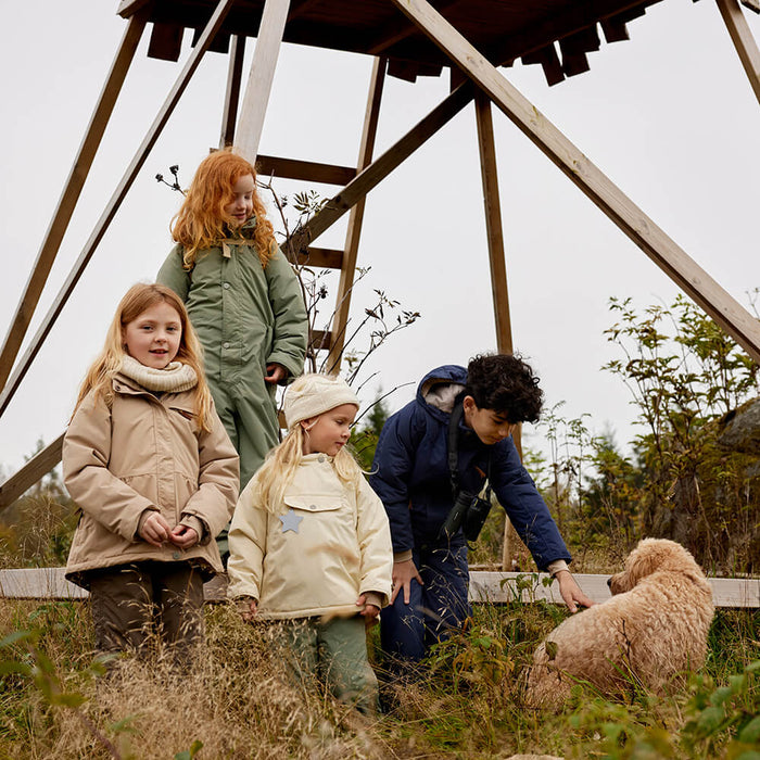 Winterjacke gefüttert mit Fleece und geraffter Taille - Modell: MatBriddine von Mini A Ture kaufen - Kleidung, Babykleidung & mehr