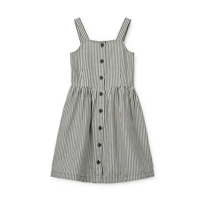 Kleid mit Knopfleiste aus 100% Bio-Baumwolle Modell: Zia