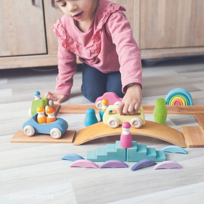 Autos Slimline 5er Set aus 100% Holz von Grimm´s kaufen - Spielzeug, Geschenke, Babykleidung & mehr