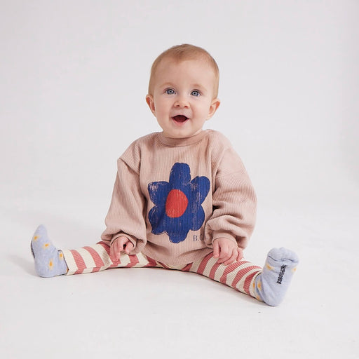 Baby Big Flower Puff Sleeves Sweatshirt aus Bio Baumwolle von Bobo Choses kaufen - Kleidung, Babykleidung & mehr