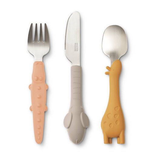 Baby Cutlery Set Modell: Tove - Besteck aus Edelstahl mit SilikonGriff von Liewood kaufen - Alltagshelfer, Babykleidung & mehr