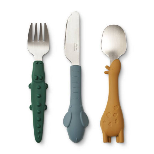 Baby Cutlery Set Modell: Tove - Besteck aus Edelstahl mit SilikonGriff von Liewood kaufen - Alltagshelfer, Babykleidung & mehr