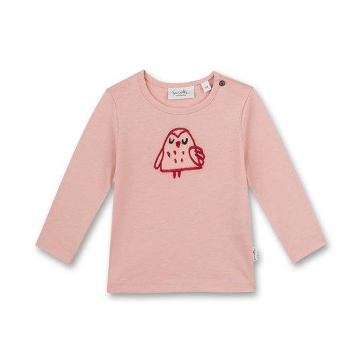 Baby Langarmshirt mit Eulen Stickerei aus 100% GOTS Bio-Baumwolle von Sanetta kaufen - Kleidung, Babykleidung & mehr