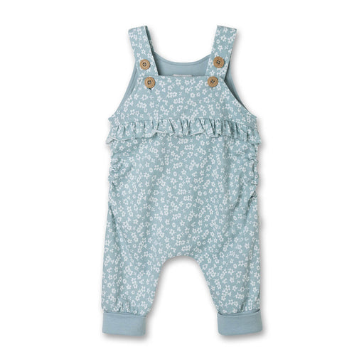 Baby Latzhose mit Blümchen aus Bio Baumwolle GOTS von Sanetta kaufen - Kleidung, Babykleidung & mehr