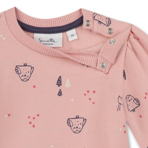 Baby Sweatshirt Kleid mit All-Over-Print aus GOTS Bio-Baumwolle von Sanetta kaufen - Kleidung, Babykleidung & mehr