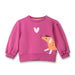 Baby Sweatshirt mit Hund & Herz Print aus GOTS Bio-Baumwolle von Sanetta kaufen - Kleidung, Babykleidung & mehr