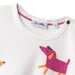 Baby T-Shirt mit Hunde-Print und Rüschen aus 100% GOTS Bio-Baumwolle von Sanetta kaufen - Kleidung, Babykleidung & mehr