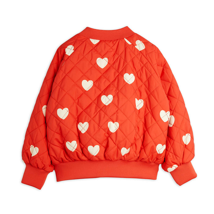 Baseballjacke Hearts AOP aus Recyceltem Polyester von mini rodini kaufen - Kleidung, Babykleidung & mehr