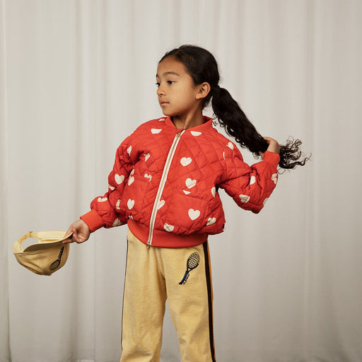 Baseballjacke Hearts AOP aus Recyceltem Polyester von mini rodini kaufen - Kleidung, Babykleidung & mehr