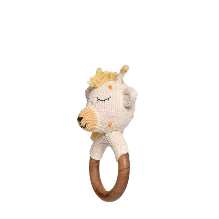 Beißring Sally The Giraffe Kuscheltier Gestrickt aus Bio-Baumwolle von Knit A Buddy kaufen - Spielzeug, Geschenke, Babykleidung & mehr