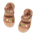 Blooming Clover Scallop Velcro Sandale Uniqua Collection aus Chromfreien Premium Leder von petit nord kaufen - Kleidung, Babykleidung & mehr