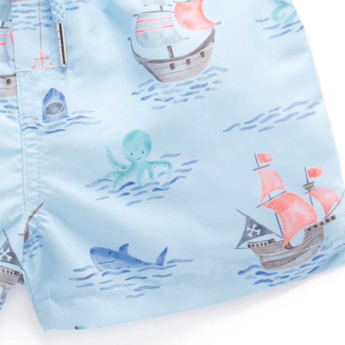 Board Shorts Printet - Badehose aus recyceltem Polyester von Purebaby Organic kaufen - Kleidung, Babykleidung & mehr