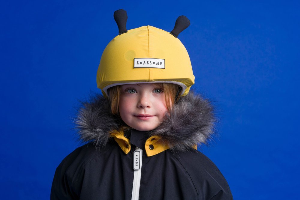 Buzzy the bee - Nachhaltiger Kinder Schneeanzug aus recycelten Flaschen von Dinoski kaufen - Kleidung, Alltagshelfer, Babykleidung & mehr