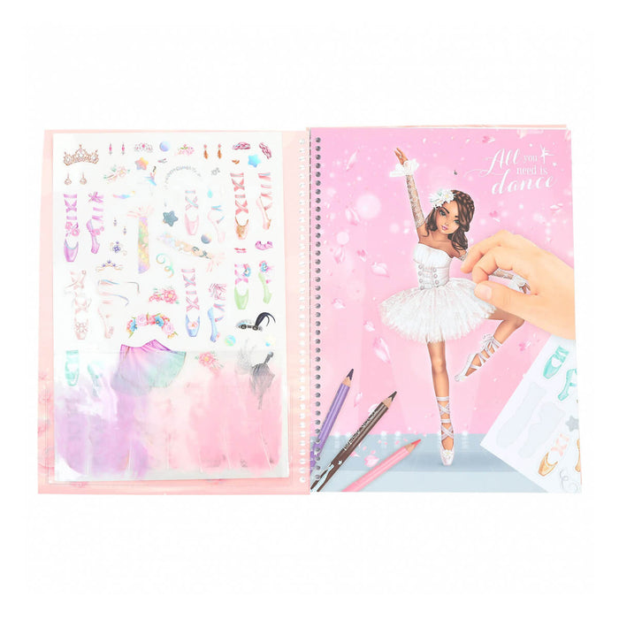 Create your Top Model Malbuch mit Stickern BALLET von Depesche kaufen - Alltagshelfer, Spielzeug, Geschenke, Babykleidung & mehr