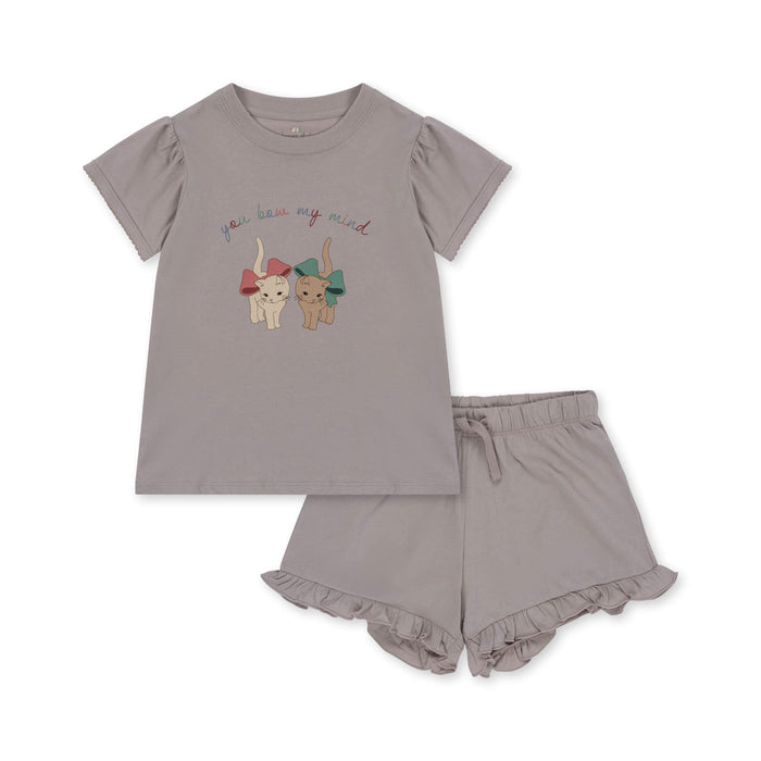 Famo Frill Set - T-Shirt und Shorts aus 100% GOTS Bio-Baumwolle von Konges Slojd kaufen - Kleidung, Babykleidung & mehr