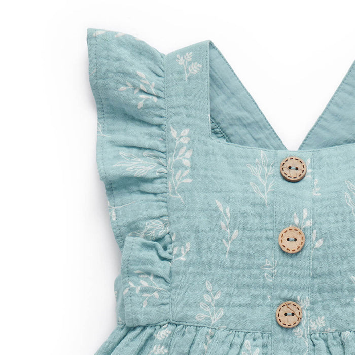 Fern Pinnie Dress GOTS Bio-Baumwolle Seedling von Purebaby Organic kaufen - , Babykleidung & mehr