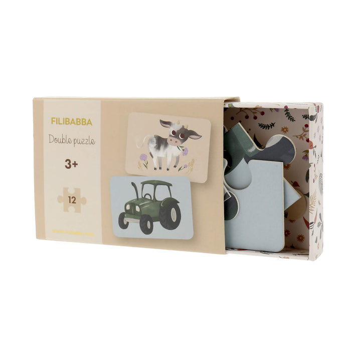 Filibabba Doppel Puzzle von Filibabba kaufen - Spielzeug, Babykleidung & mehr