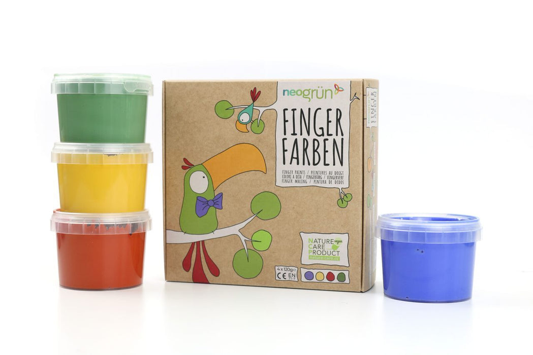 Fingerfarben 4er Set von Neogrün kaufen - Spielzeuge, Babykleidung & mehr