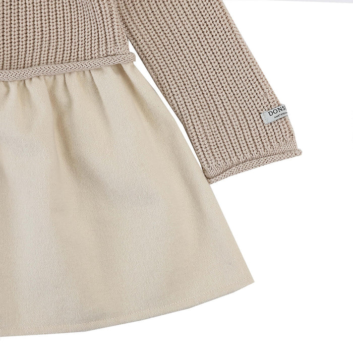 Firal Dress - Kleid mit Strickoberteil aus 100% Baumwolle von Donsje kaufen - Kleidung, Babykleidung & mehr