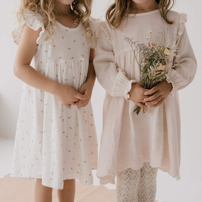 Frankie Dress aus 100% Bio-Baumwollmusselin - Goldie Kollektion von Jamie Kay kaufen - Kleidung, Babykleidung & mehr