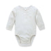 Gerippter Henley Langarm Body GOTS Bio-Baumwolle von Purebaby Organic kaufen - Kleidung, Babykleidung & mehr