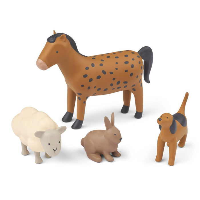 Harrison Farm Animal 4er Pack - Bauernhoftiere aus 100% Naturkautschuk von Liewood kaufen - Spielzeug, Geschenke, Babykleidung & mehr