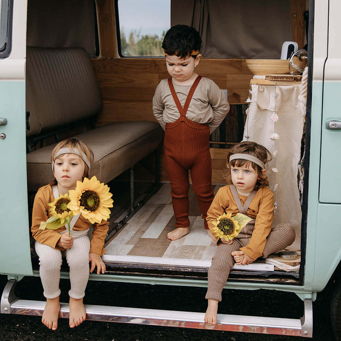 Hippy Footless Tights Leggings mit Hosenträgern aus Bio Baumwolle von Silly Silas kaufen - Kleidung, Babykleidung & mehr